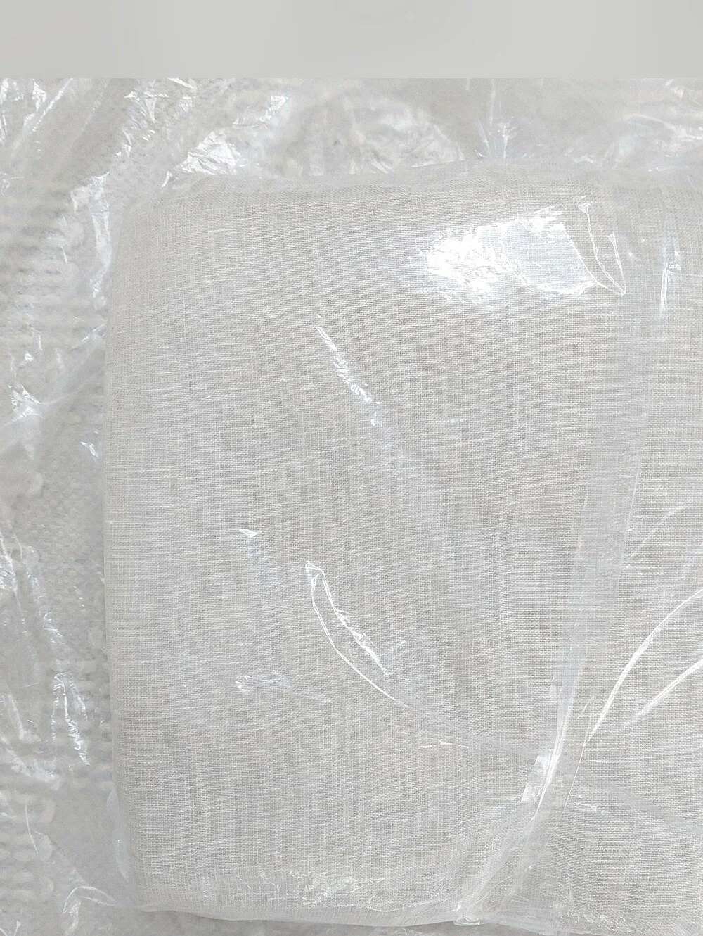 4 Panels! -NWT! Quince 100% Linen Flax Sheer Curtains, 48